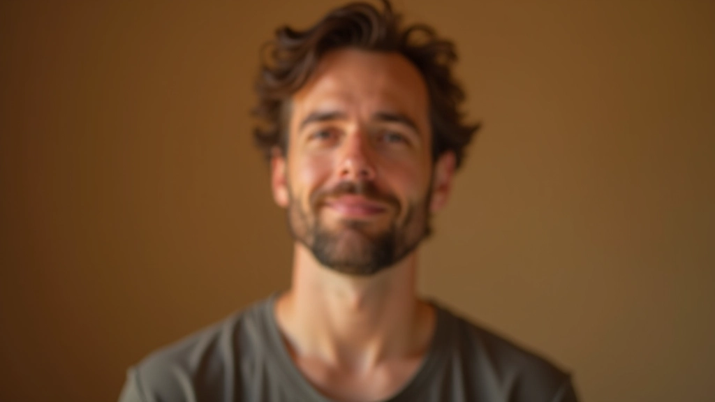 Portrait d'un facilitateur de méditation et rituels de gratitude